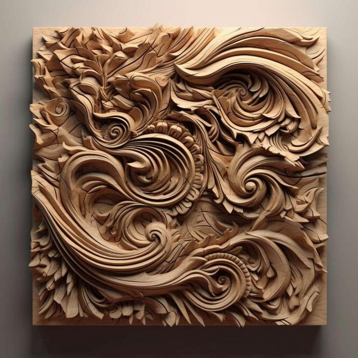 نموذج ثلاثي الأبعاد لآلة CNC 3D Art 